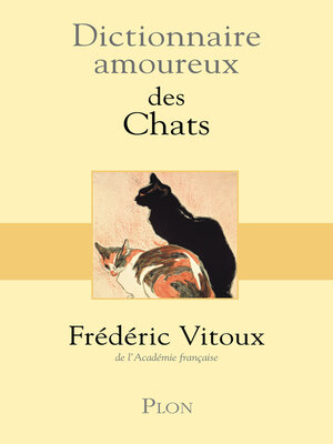 cover image of Dictionnaire amoureux des chats